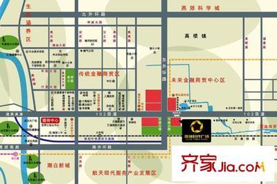 廊坊雷捷(jie)時(shi)代廣場二期(qi)交(jiao)通(tong)圖-齊家網小區庫